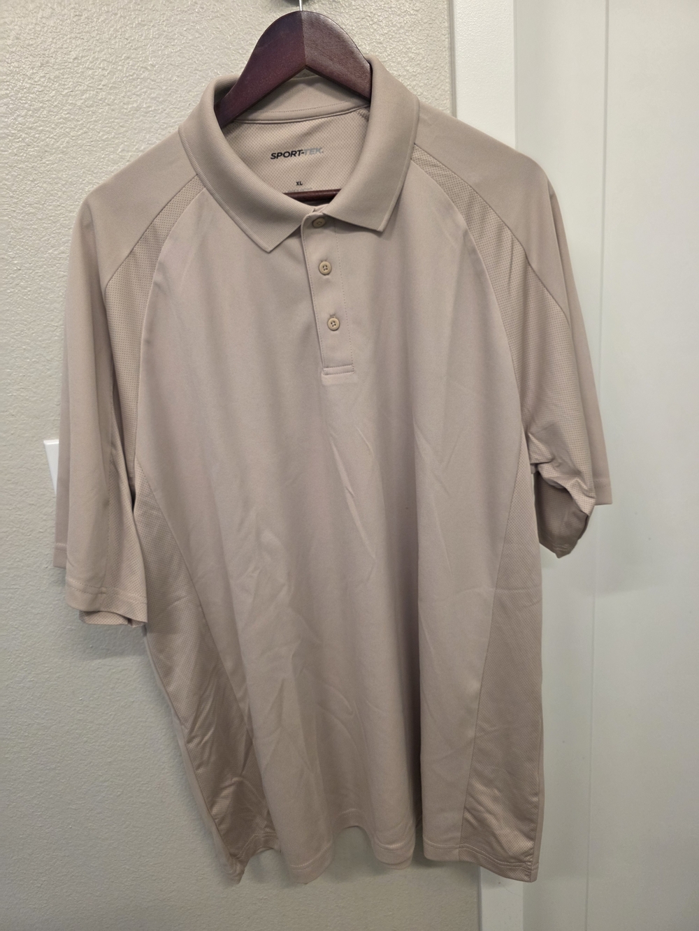 Sport-Tek Men's Tan Performance Polo